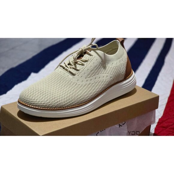 🆕VILOCY Men's Beige Casual Dress Oxfords Business Mesh Breathable Sneakers